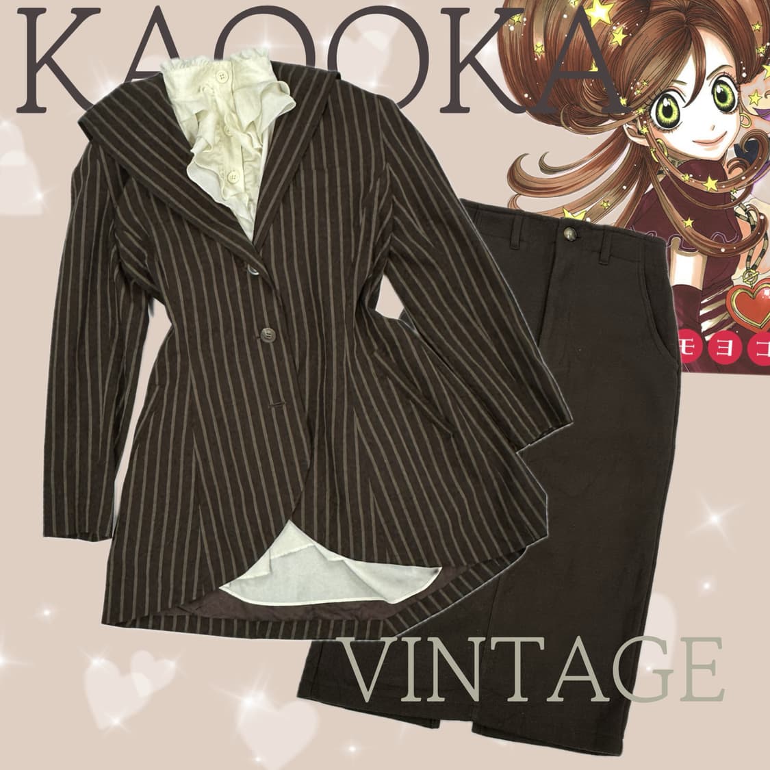🤎슈슈룬 쇼콜라 변신복 코디세트🤎 무도회 라떼 바선생 정장 셋업 상품이미지1