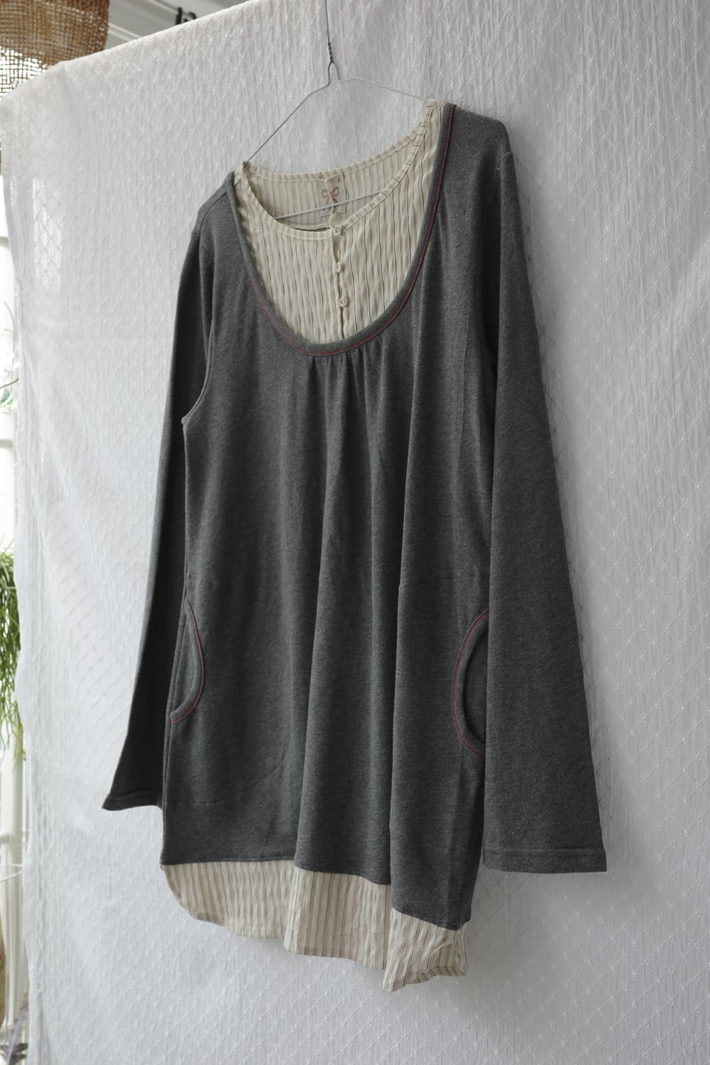 Roll layered T-shirt 상품이미지5