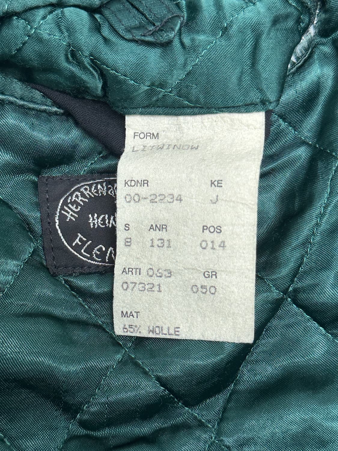 90s HUGO BOSS 울/캐시미어 봄버 자켓 XL 상품이미지10