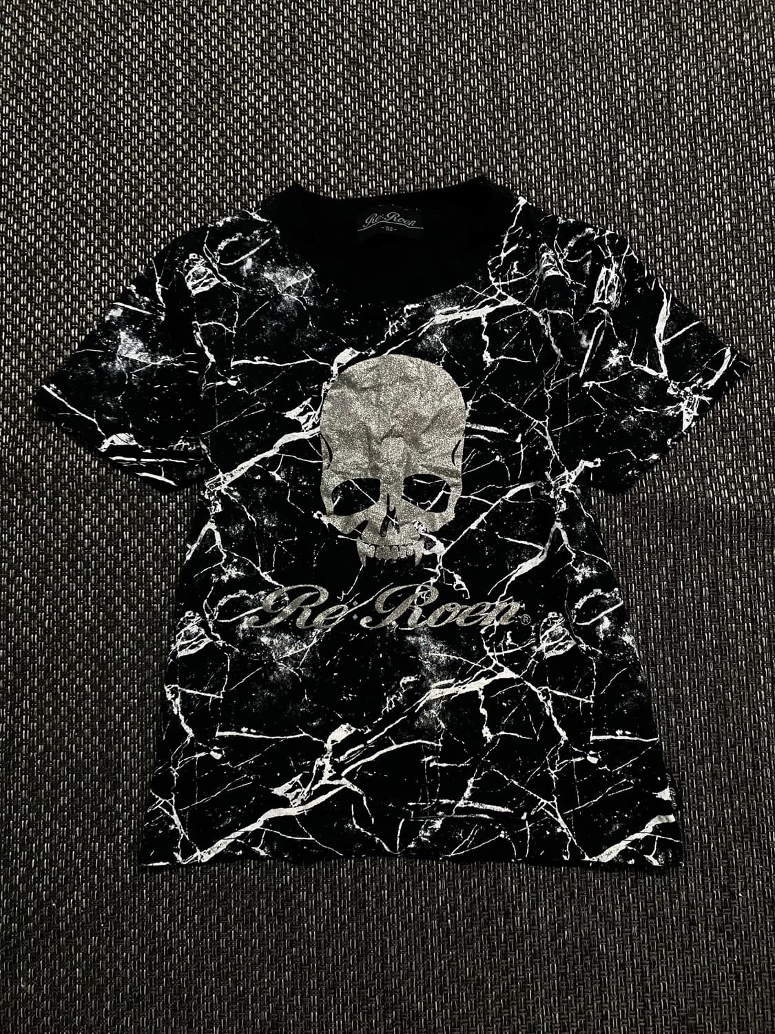 [Re ROEN] Crack Skull Print Tee 상품이미지1