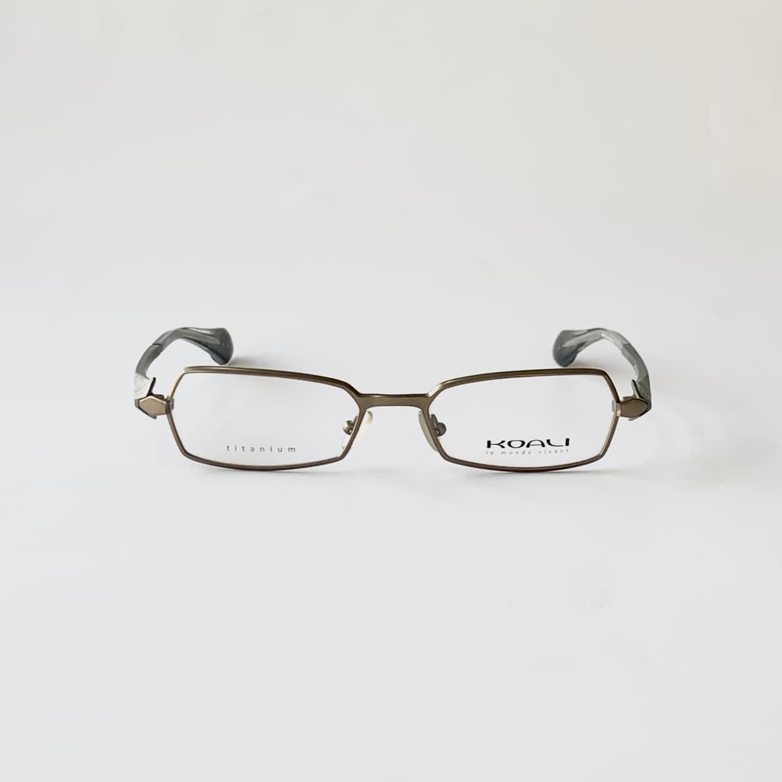 863 코아리 티타늄 데드스탁 빈티지 메탈 사각 슬림 프레임 남녀공용 상품이미지1