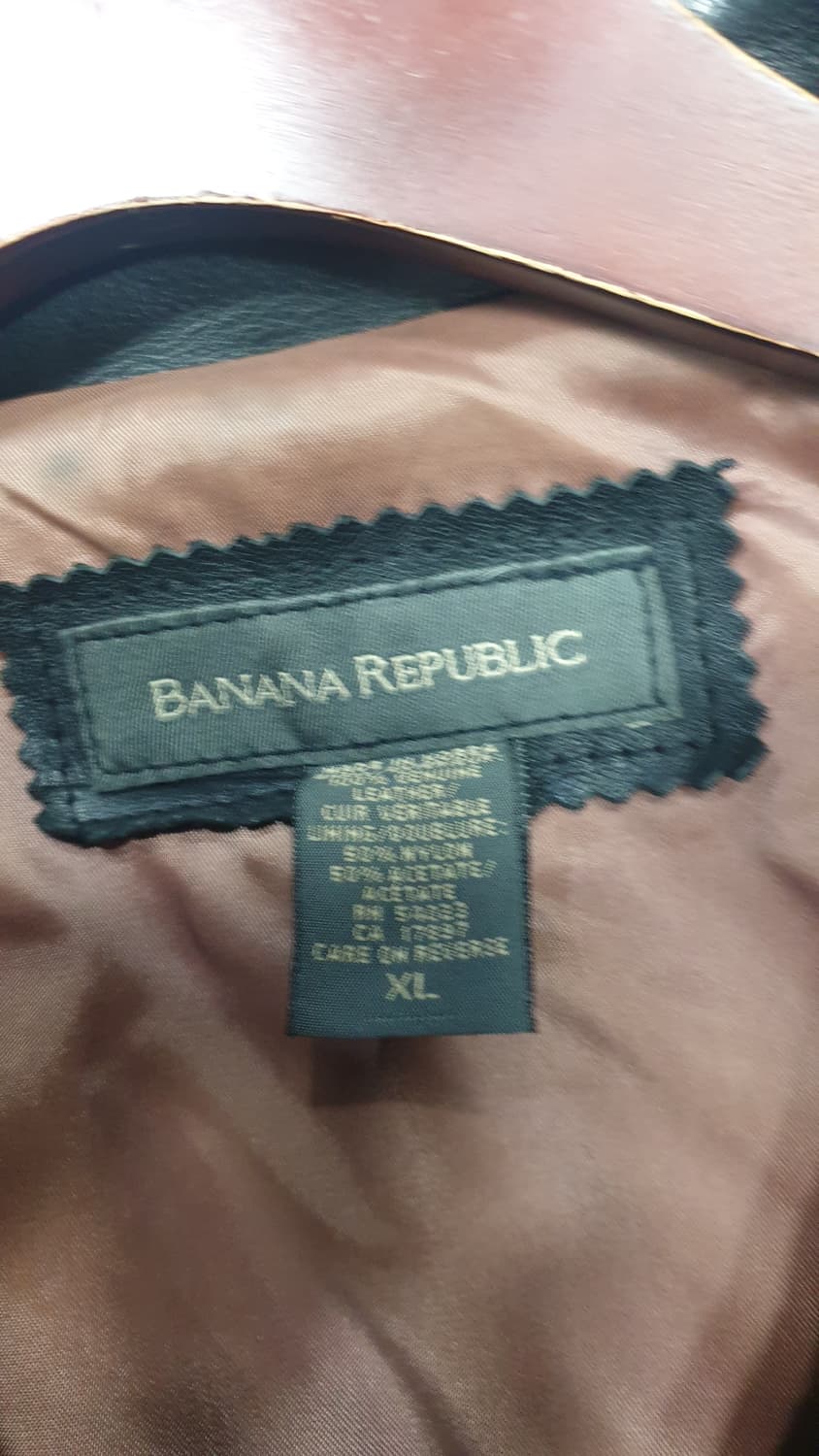 바나나 리퍼블릭 남성 가죽 자켓 XL 상품이미지7