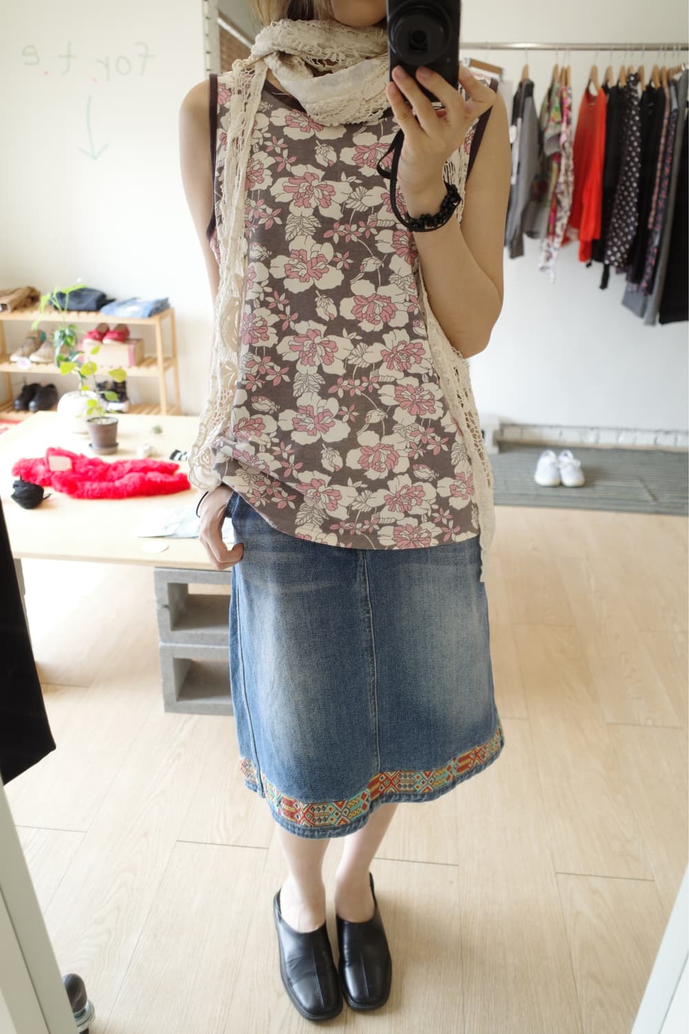 vintage flower sleeveless 상품이미지4