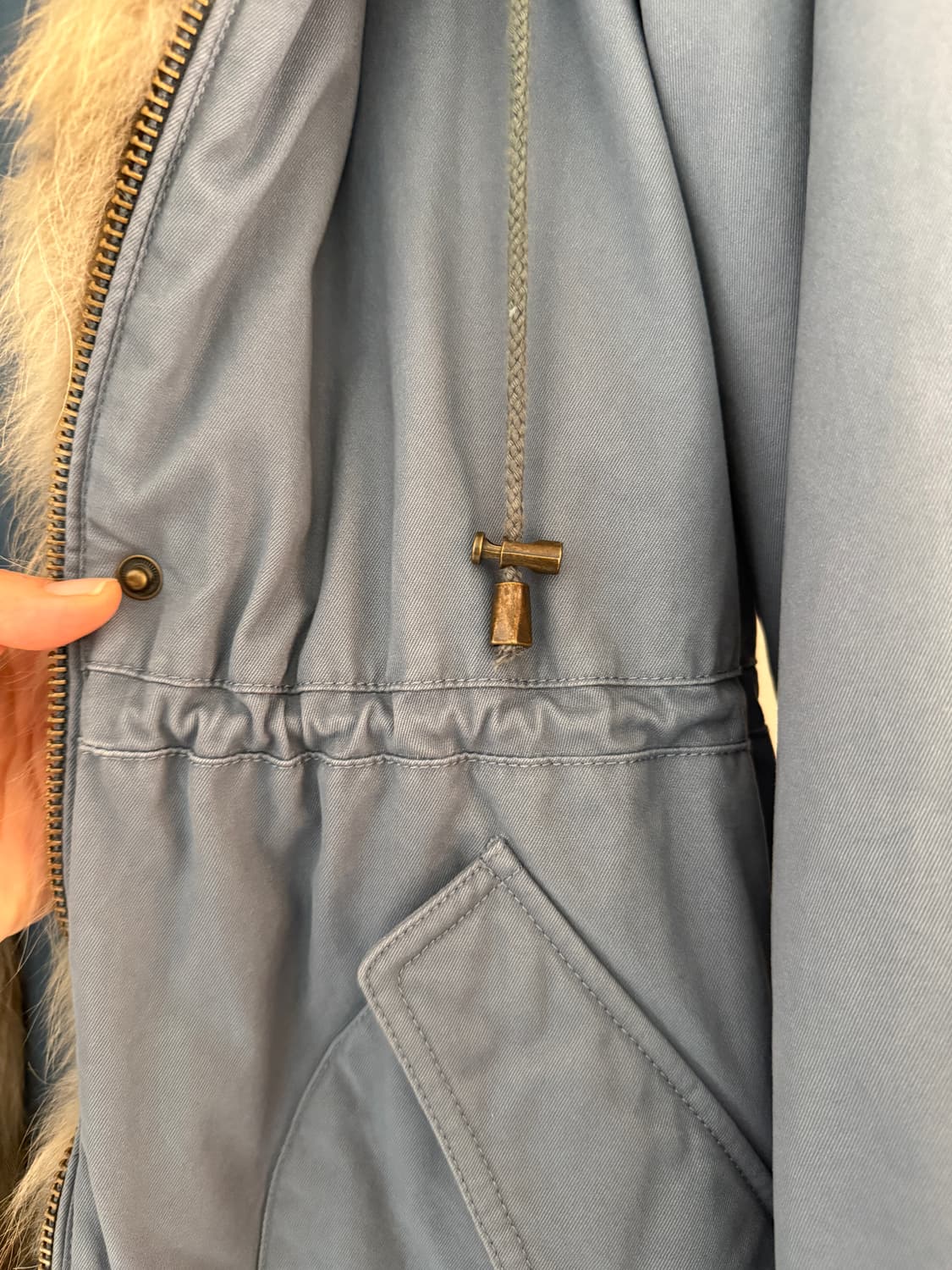 알렉산드라 샤모니 라쿤퍼 파카 S 상품이미지10