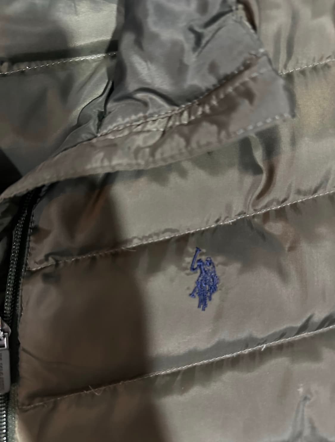 폴로 카키 패딩 M95 상품이미지2