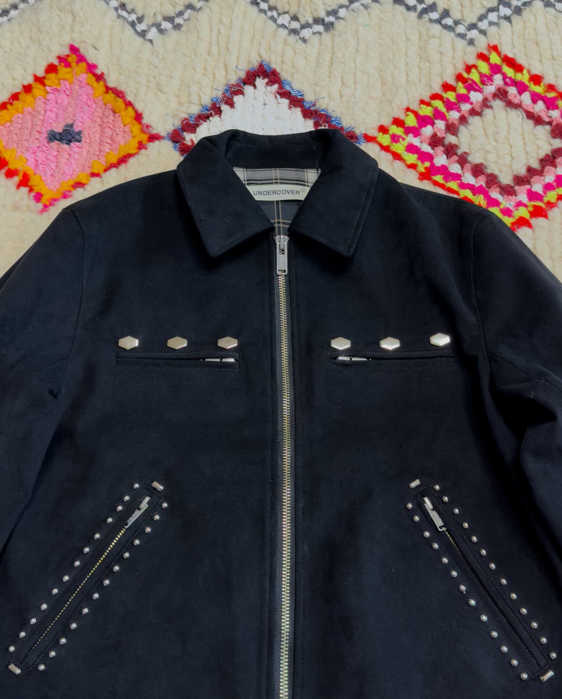 언더커버 마이크로 스웨이드 블루종 자켓 상품이미지3