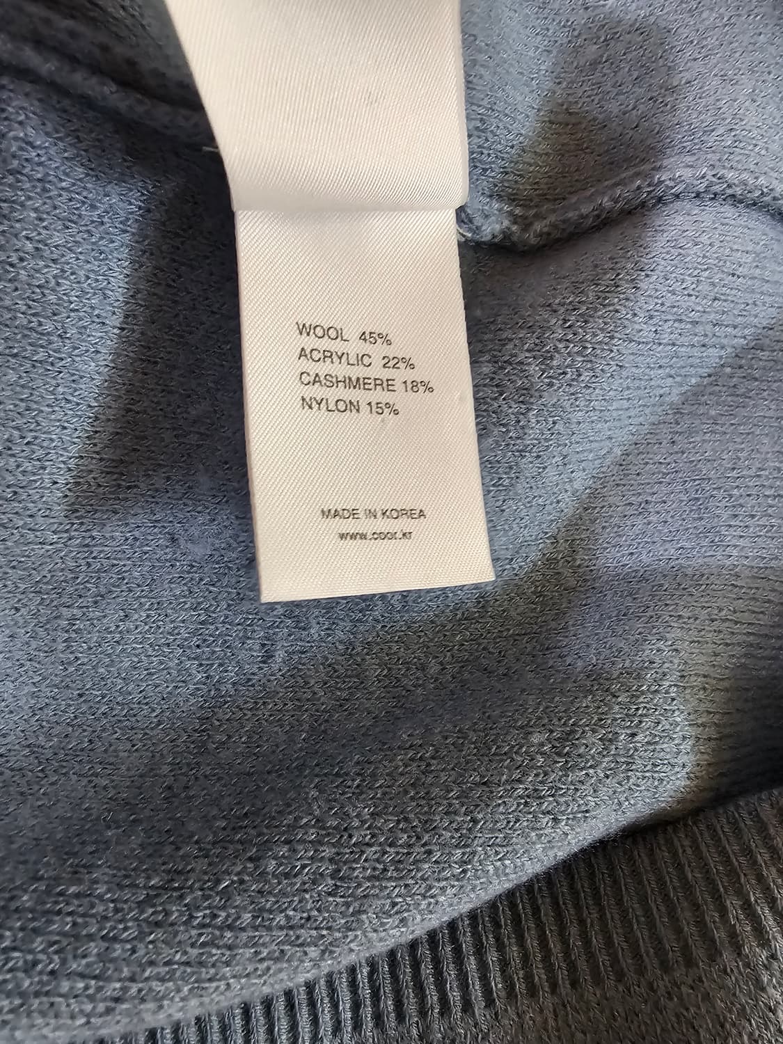 [M] COOR 쿠어 탑필 캐시미어 라운드 니트 상품이미지6