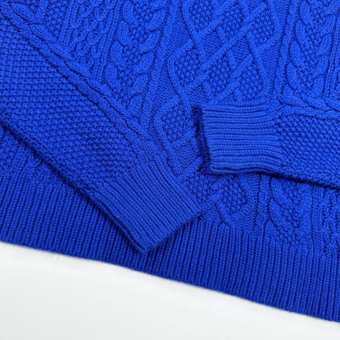 폴로 랄프로렌 걸즈 스카이 블루 니트 (실측 XS 여성추천) 상품이미지3