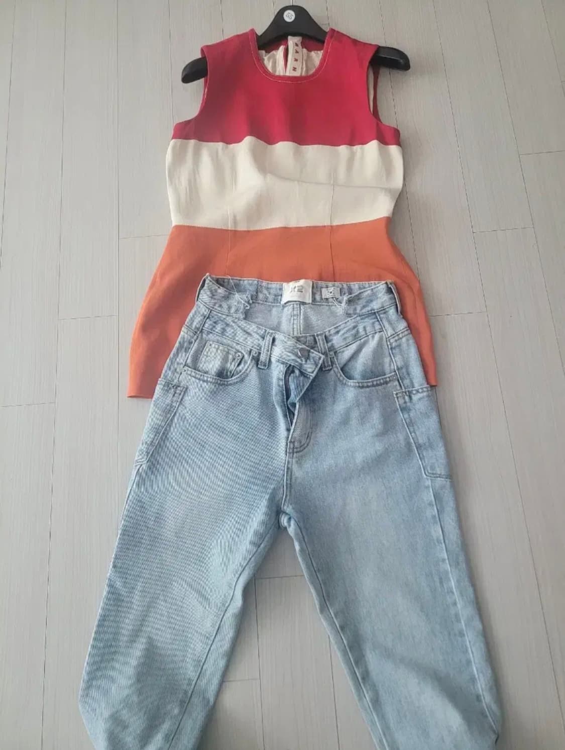 마르니(MARNI) 컬러블록 민소매 상품이미지4