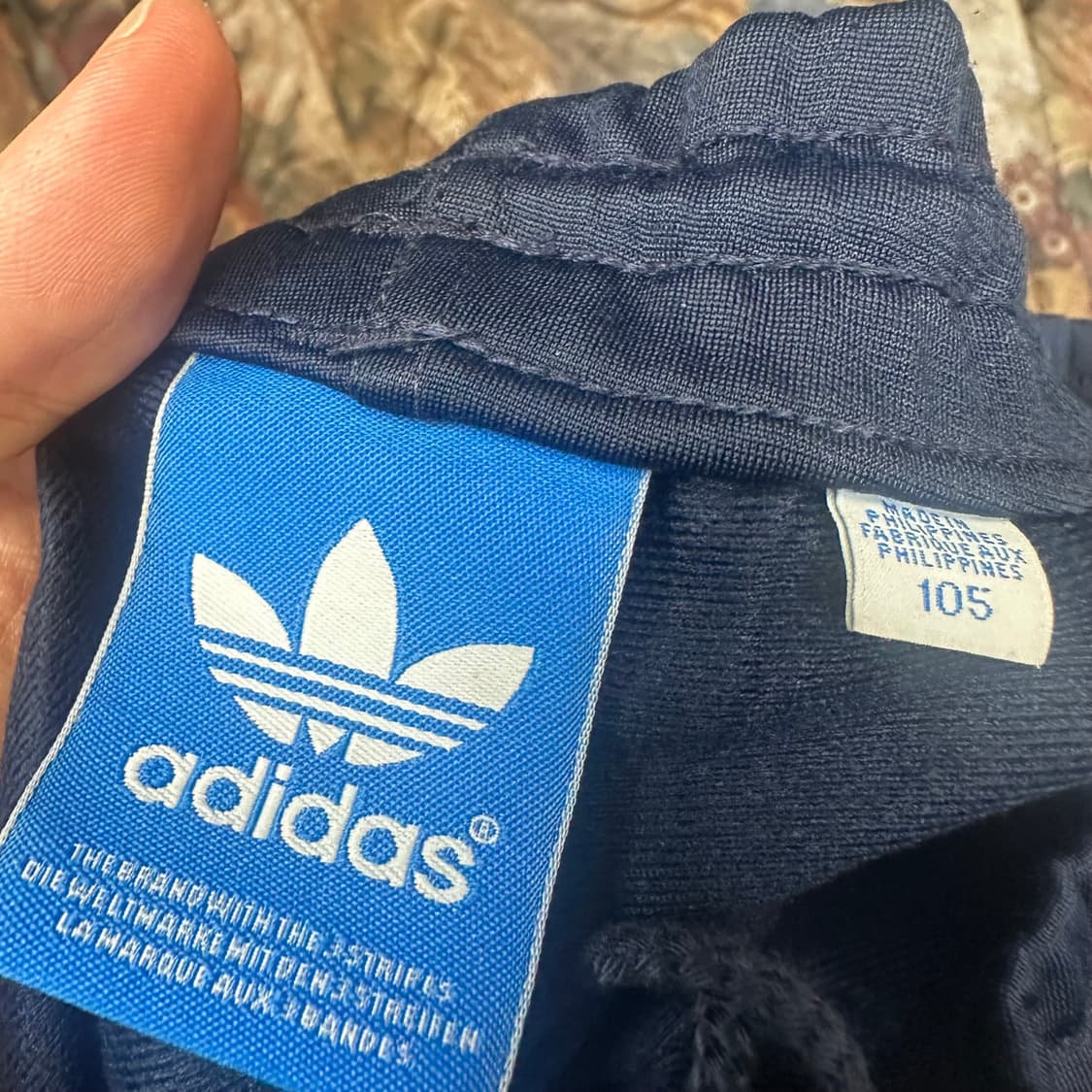 아디다스 빈티지 파이어버드 삼선 네이비트랙팬츠 105 상품이미지3