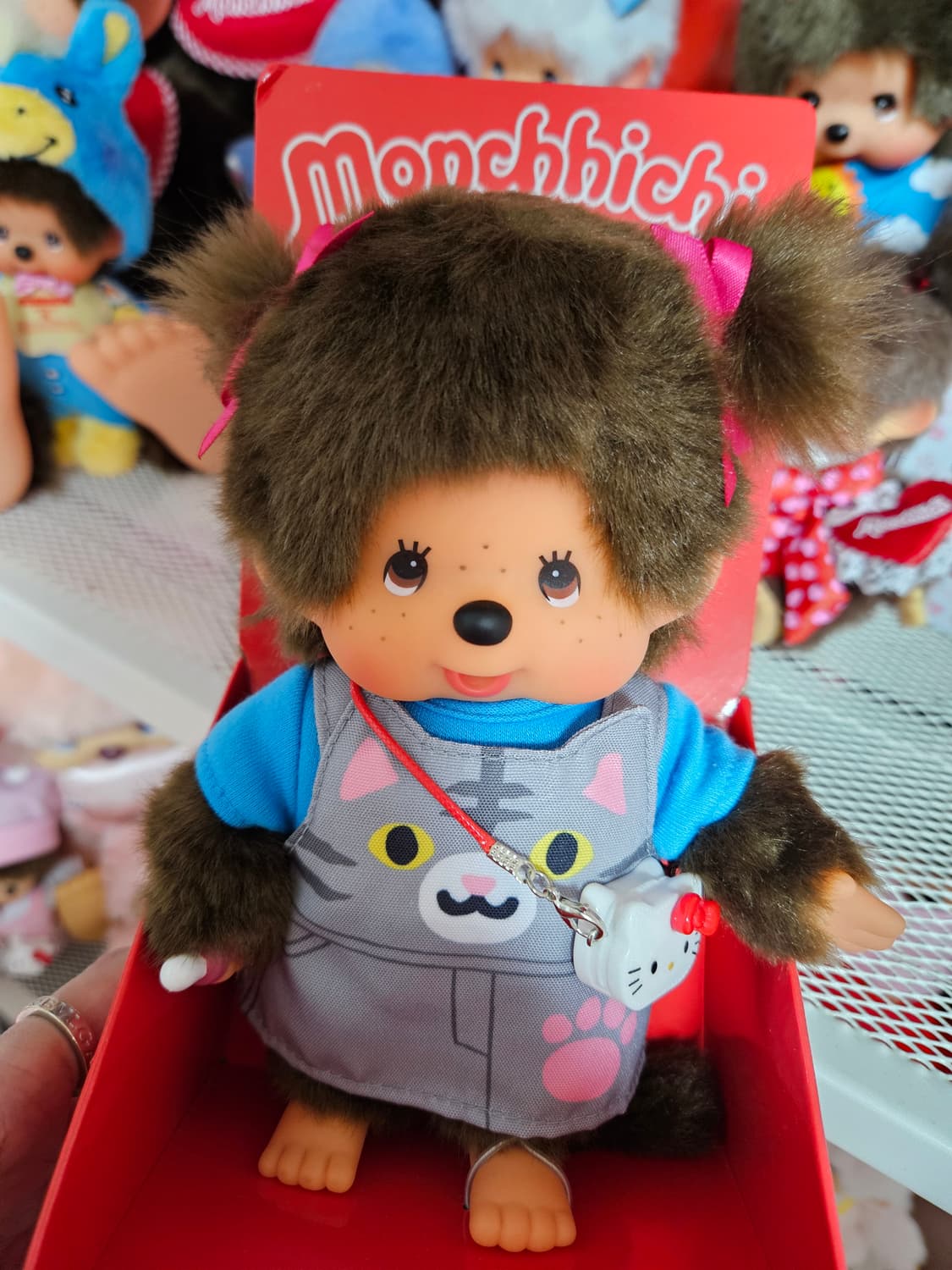 고양이 멜빵 옷을 입은 몬치치 상품이미지2