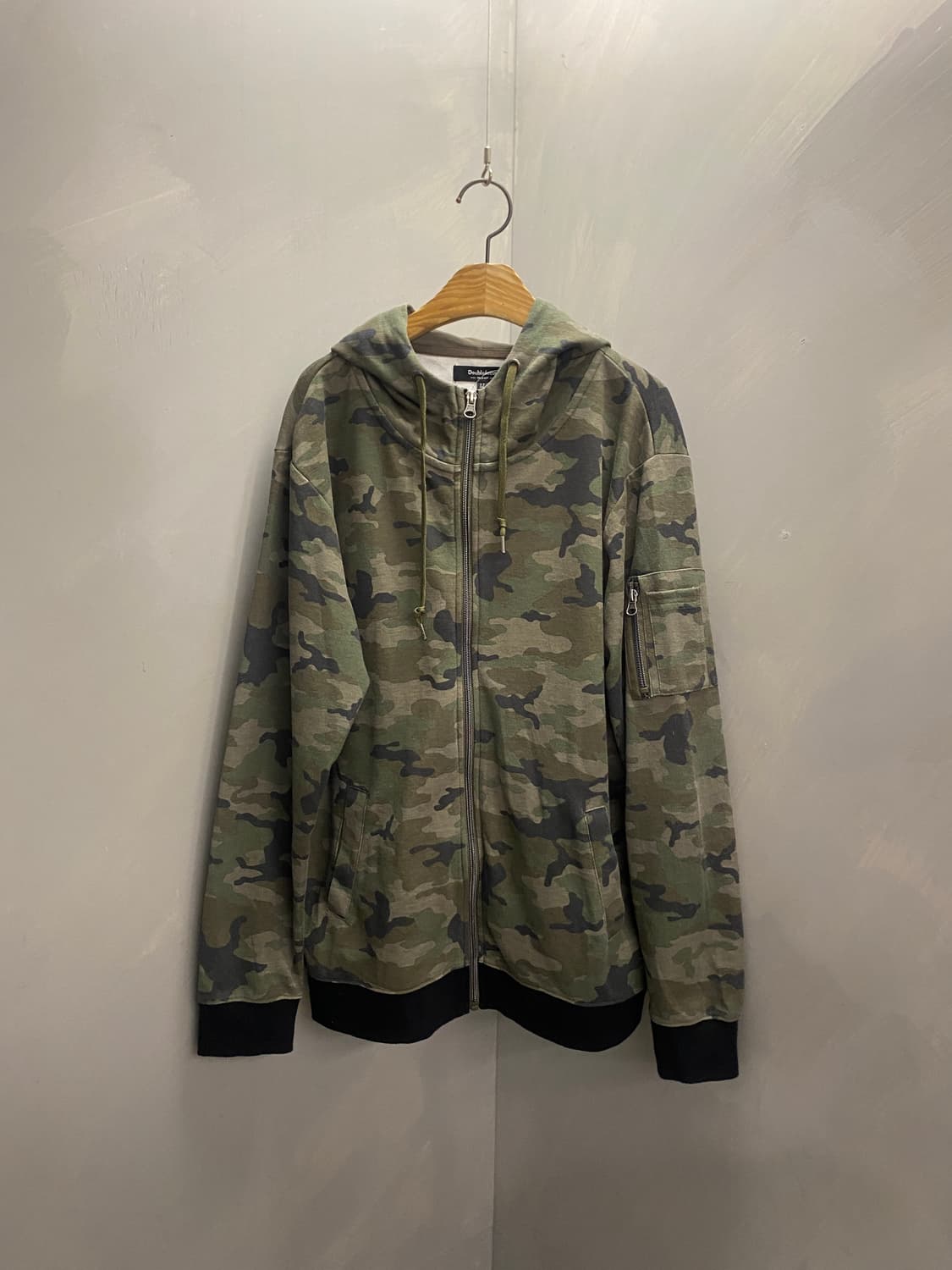 빈티지 카모 후드집업 상품이미지3