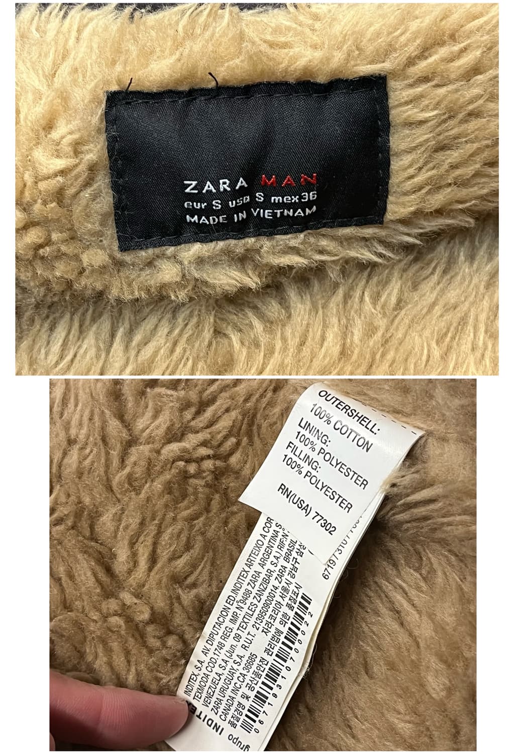 자라 버클 자켓 브라운 S #csz1932 상품이미지3