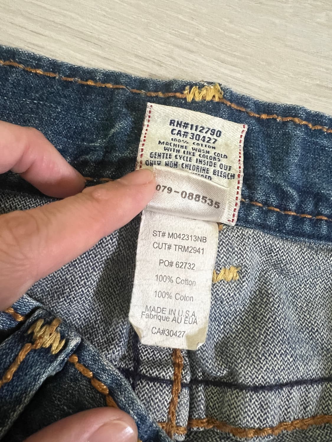  트루릴리전 청바지 Made in USA (사이즈 31) 상품이미지6