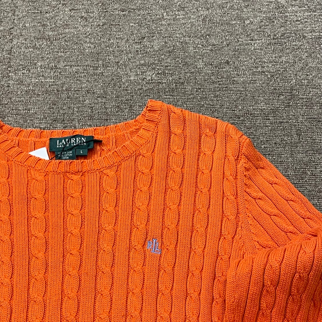(L) 랄프 로렌 케이블 니트 상품이미지4