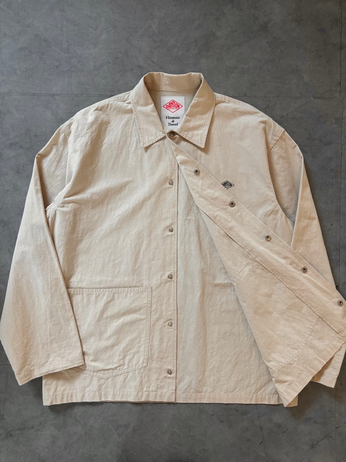 DANTON 단톤 25SS 린넨 라이트 커버올 자켓 상품이미지2