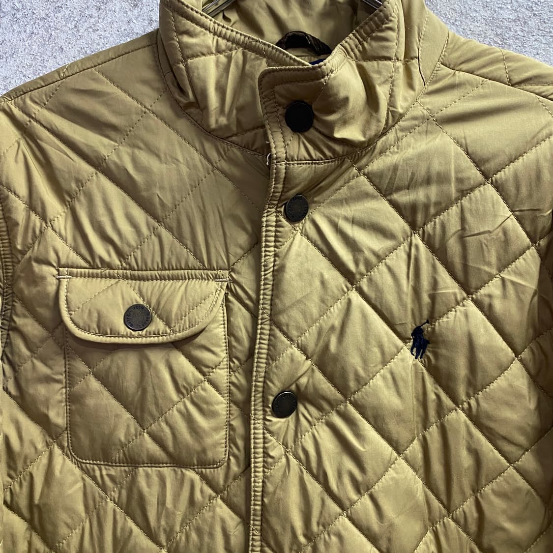 폴로 랄프로렌 베이지 퀄팅 경량패딩 b3377 상품이미지3
