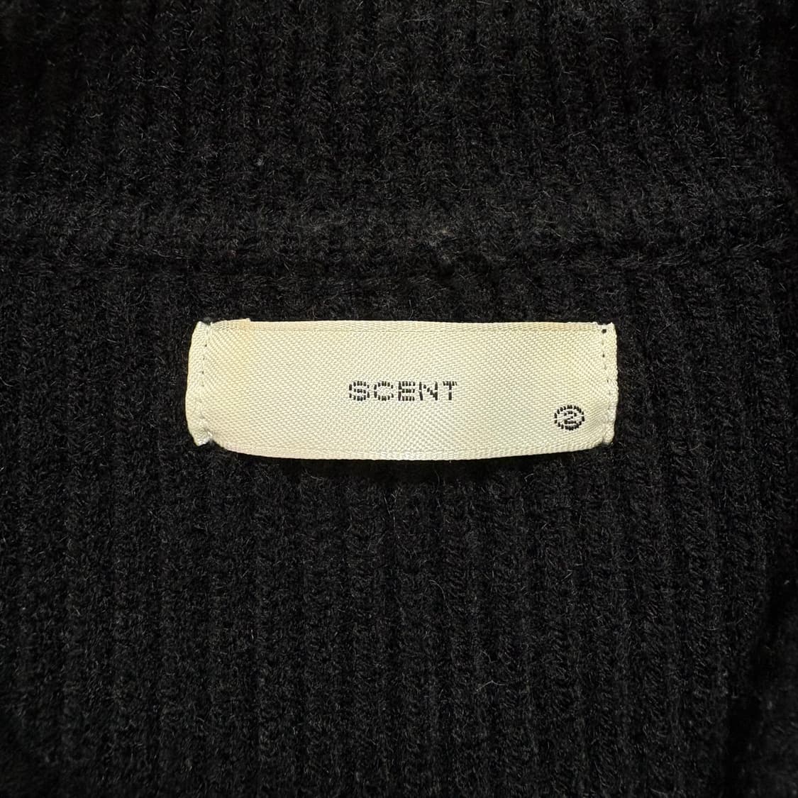 None 골지 2way 니트집업 상품이미지4