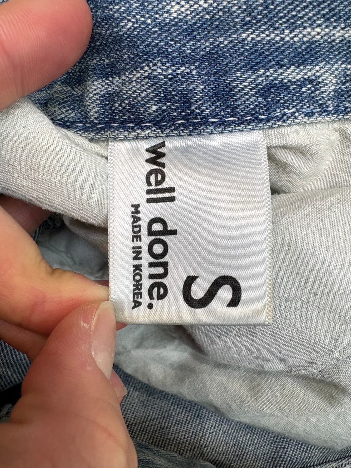 Welldone 워싱 데님팬츠 상품이미지9