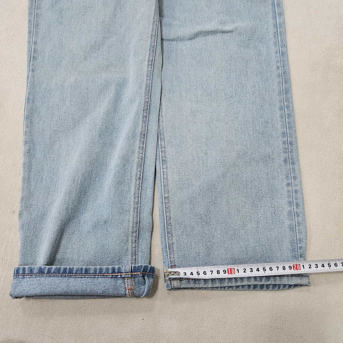33 무신사스탠다드 연청 데님 팬츠 0331Y 상품이미지8