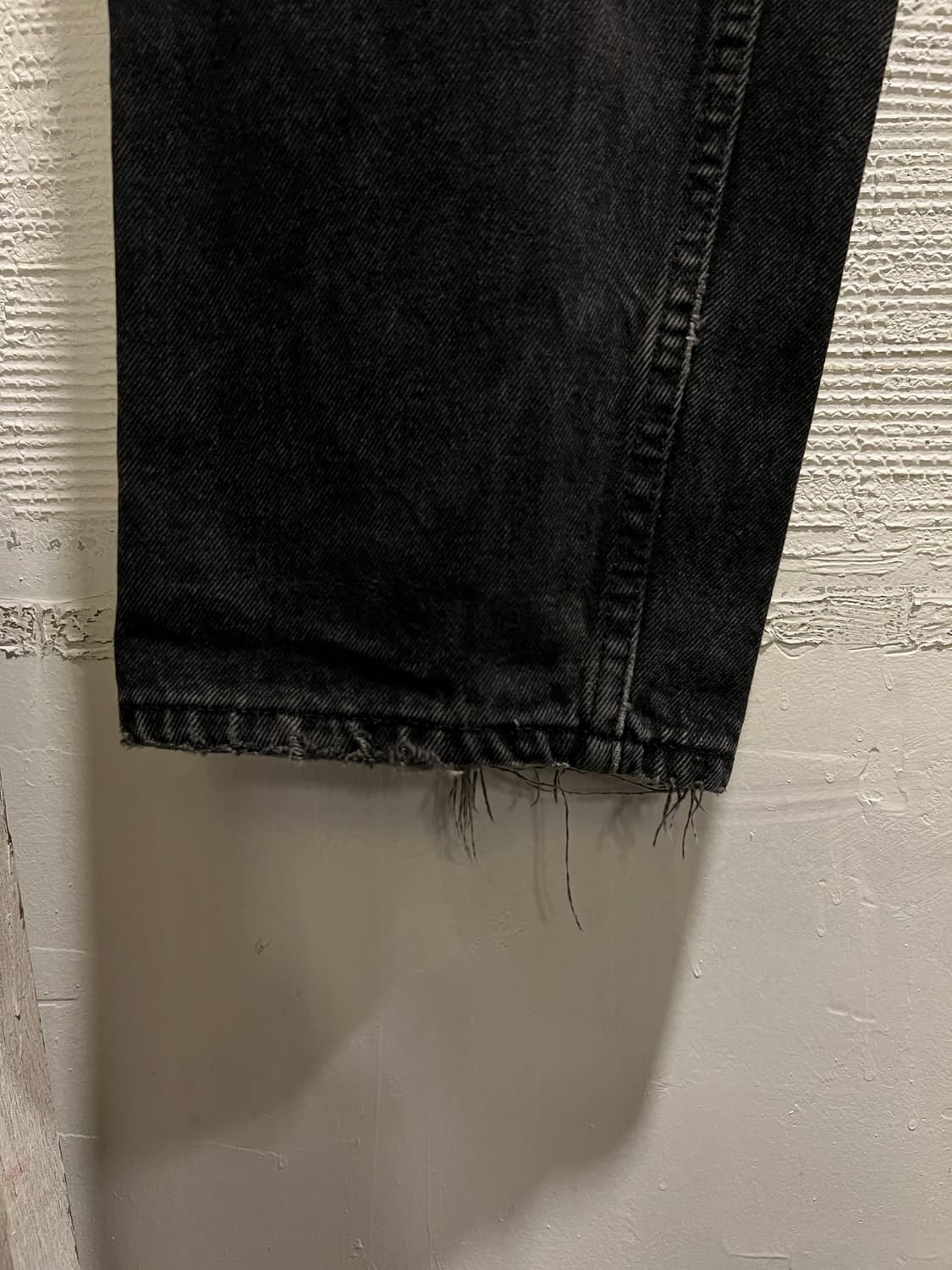 [38]90's 리바이스 오랜지탭 미국제 550 빈티지워싱 흑청 데님팬츠 상품이미지5