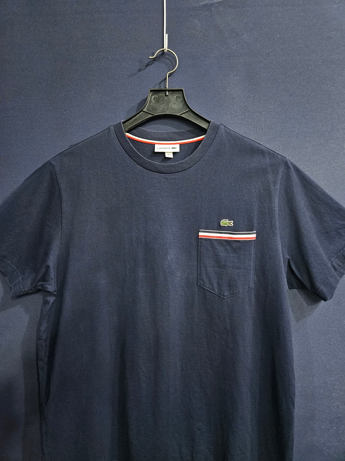 라코스테 네이비 남성 110 반팔티  상품이미지6