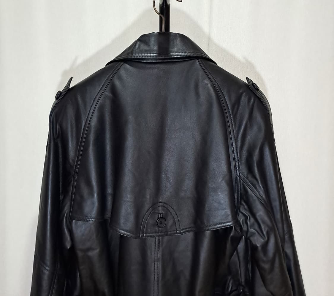 (새제품) 양가죽 더블버튼 트렌치코트 115 B30 상품이미지5