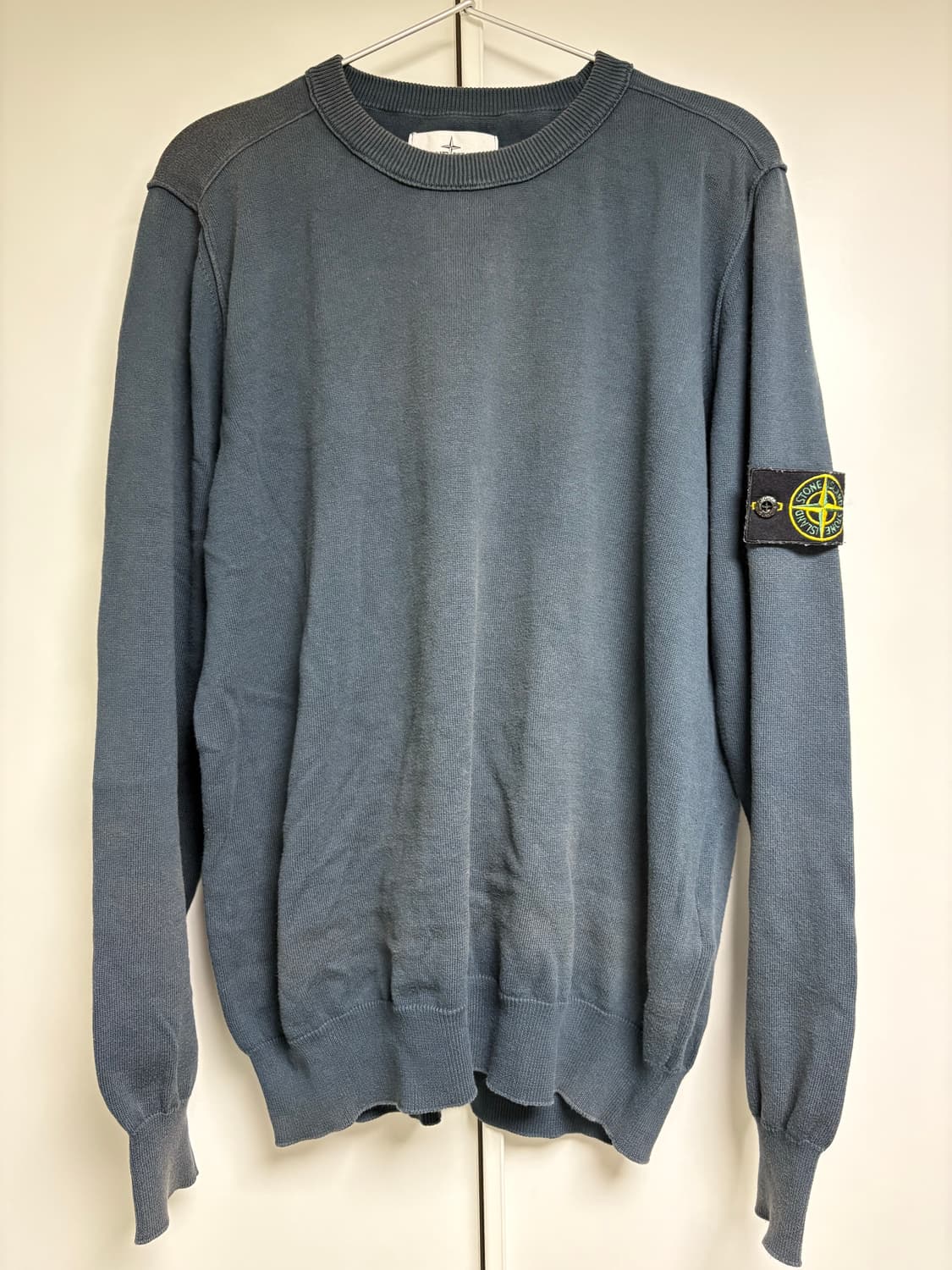 스톤 아일랜드 와펜 워싱 니트 상품이미지1