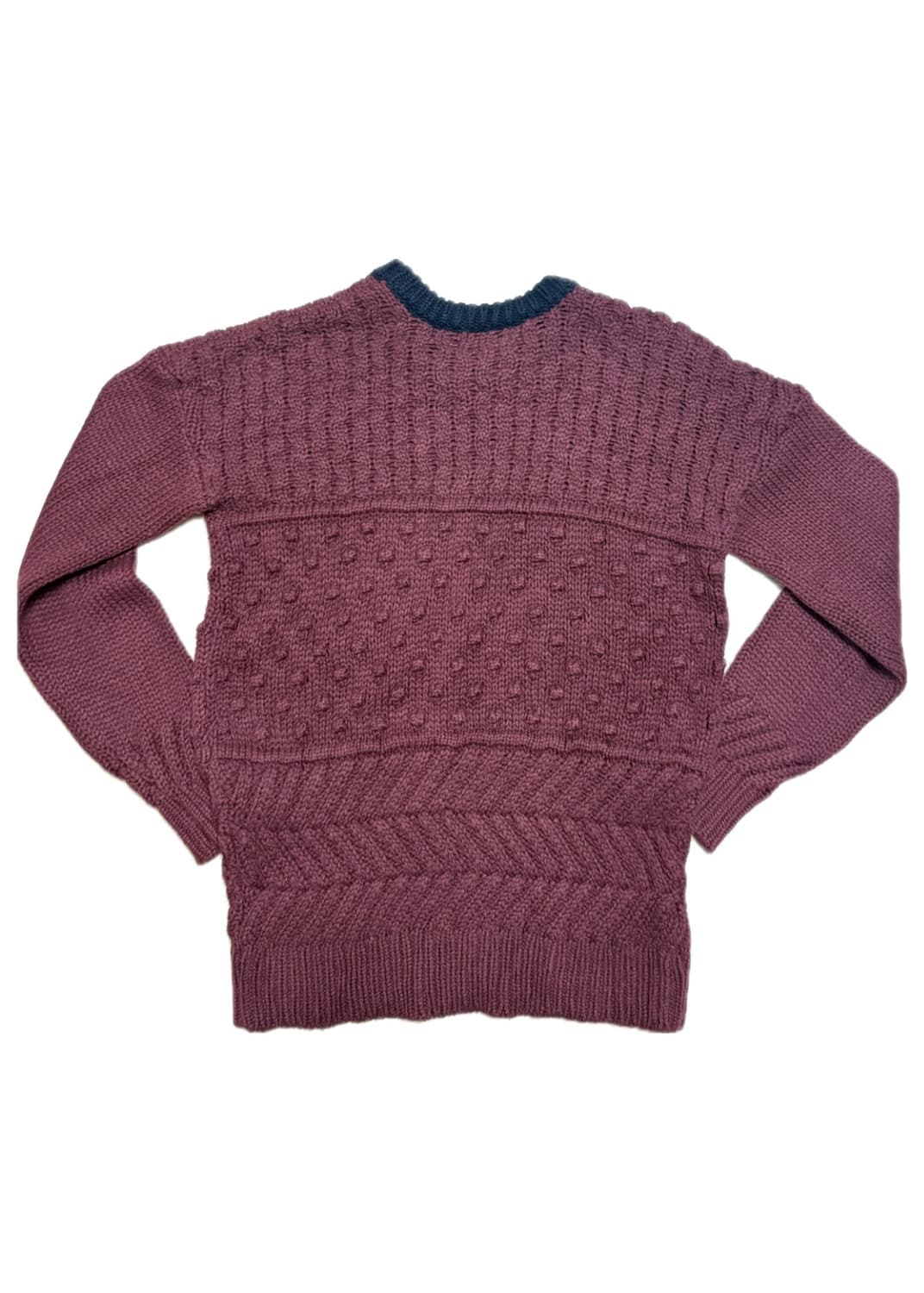 하레 버건디 니트 상품이미지2