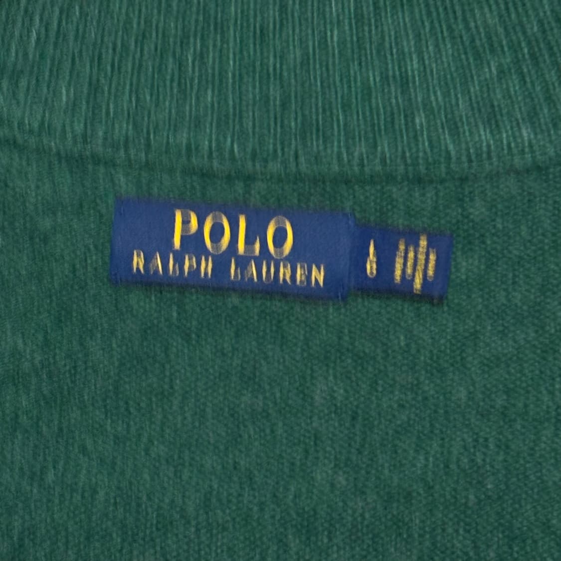 L 폴로랄프로렌 그린 반집업 울 니트 상품이미지4