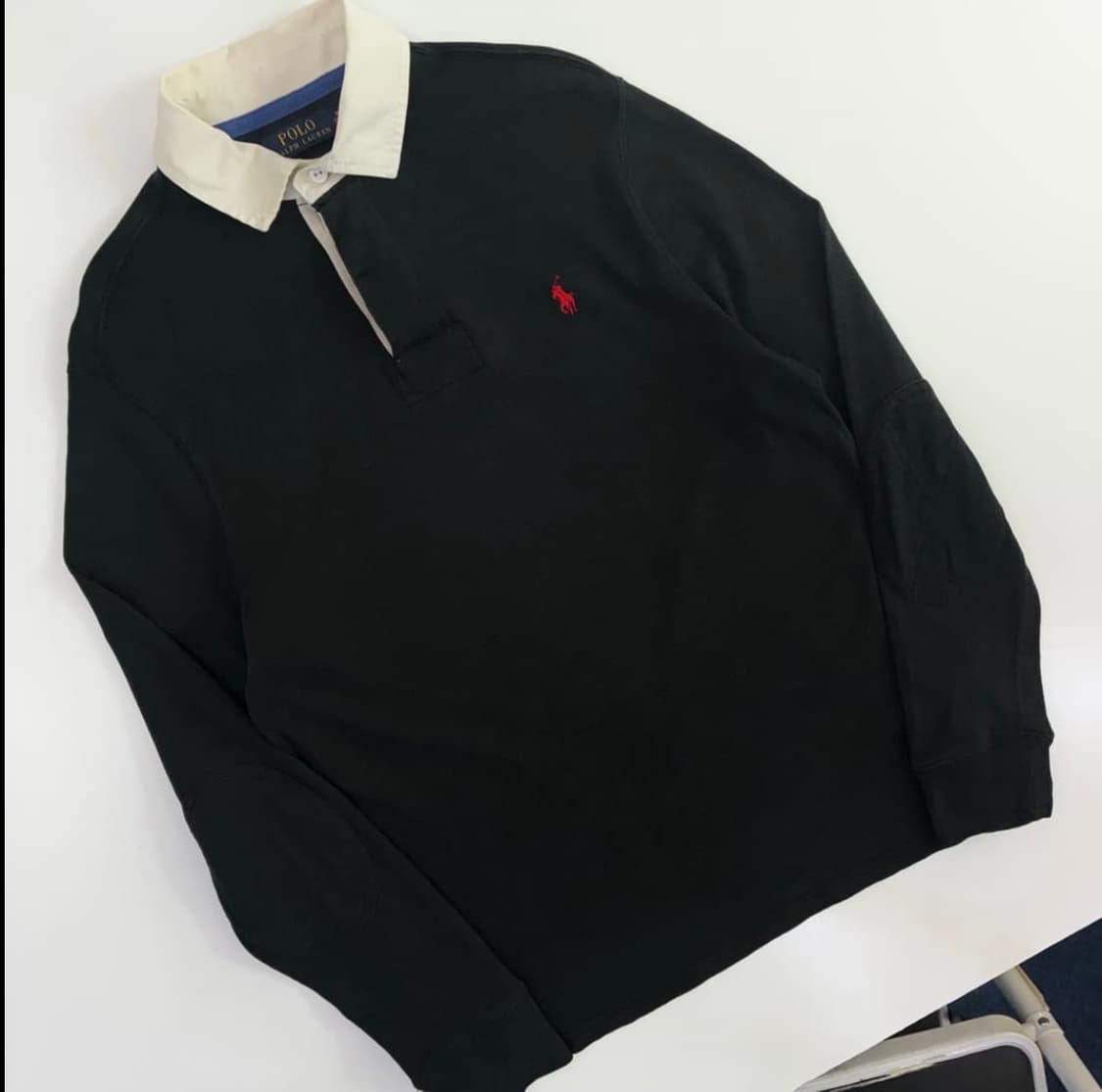 Polo 폴로 랄프로렌 신형 블랙 아이코닉 럭비티 상품이미지2