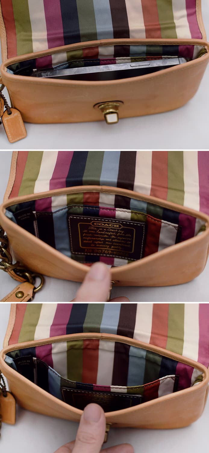 코치 (COACH) 클래식 레거시 글러브레더 체인 미니 클러치.핸들백 상품이미지9