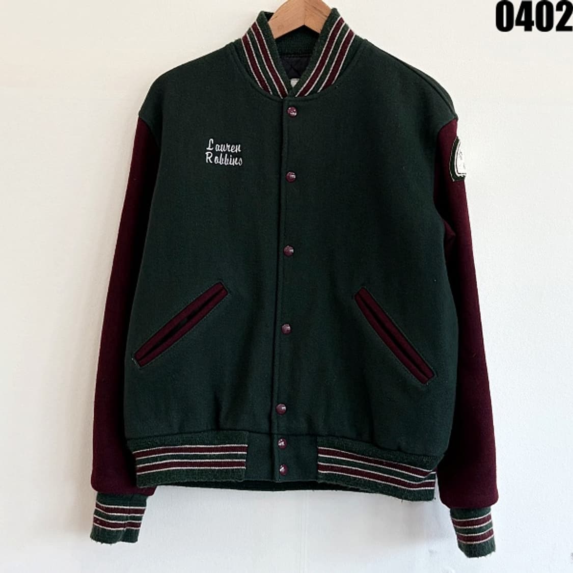 USA 빈티지 울 바시티 자켓 M 0402 상품이미지1