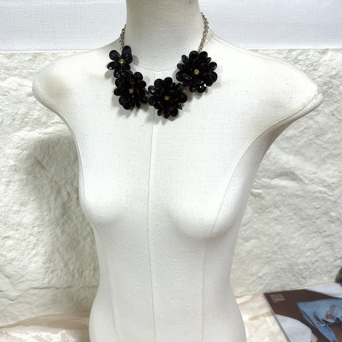 빈티지 플라워 오리엔탈  목걸이 상품이미지1