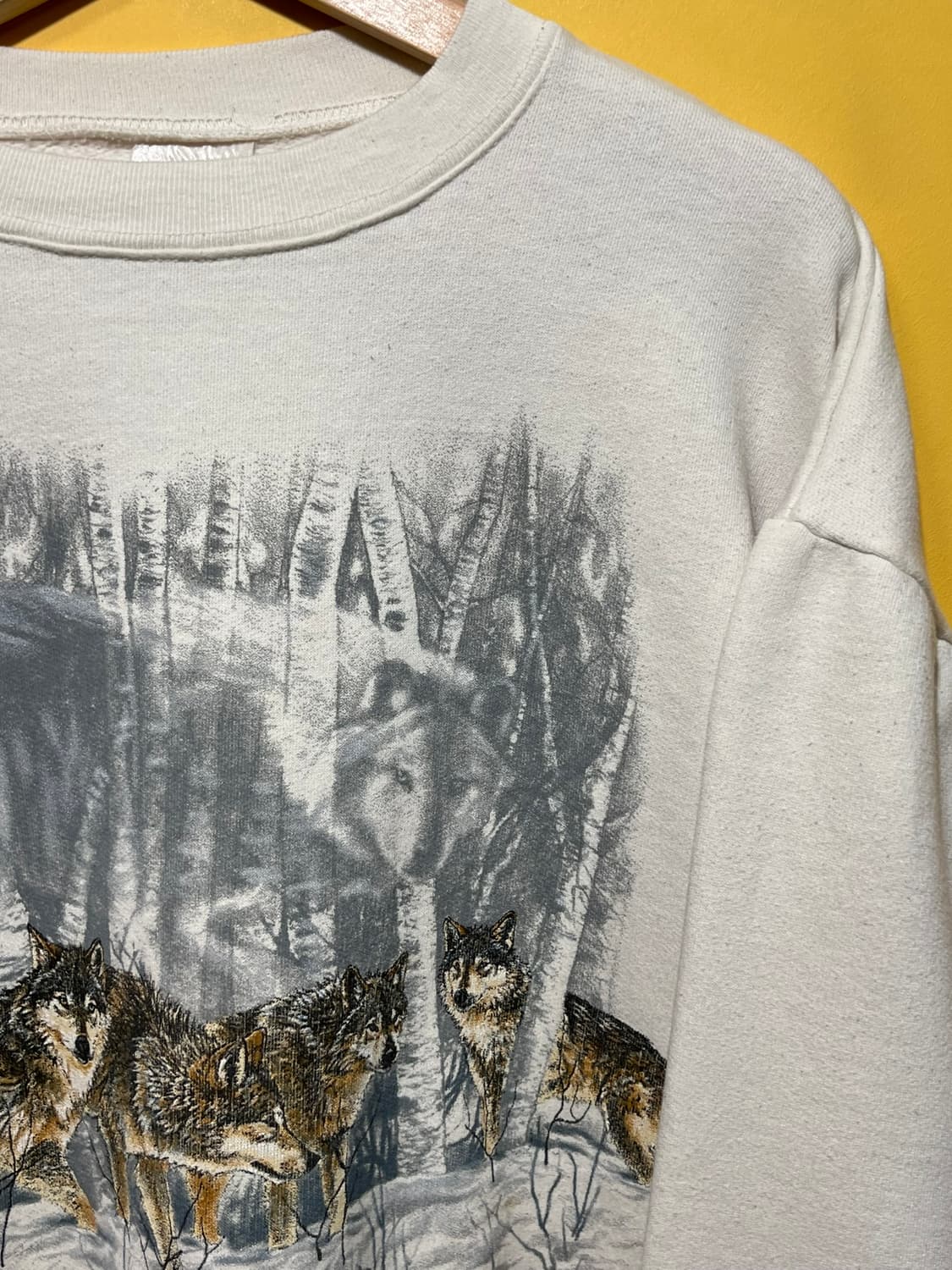 90s [S] Harlequin Nature 울프 그래픽 빈티지 맨투맨 상품이미지2