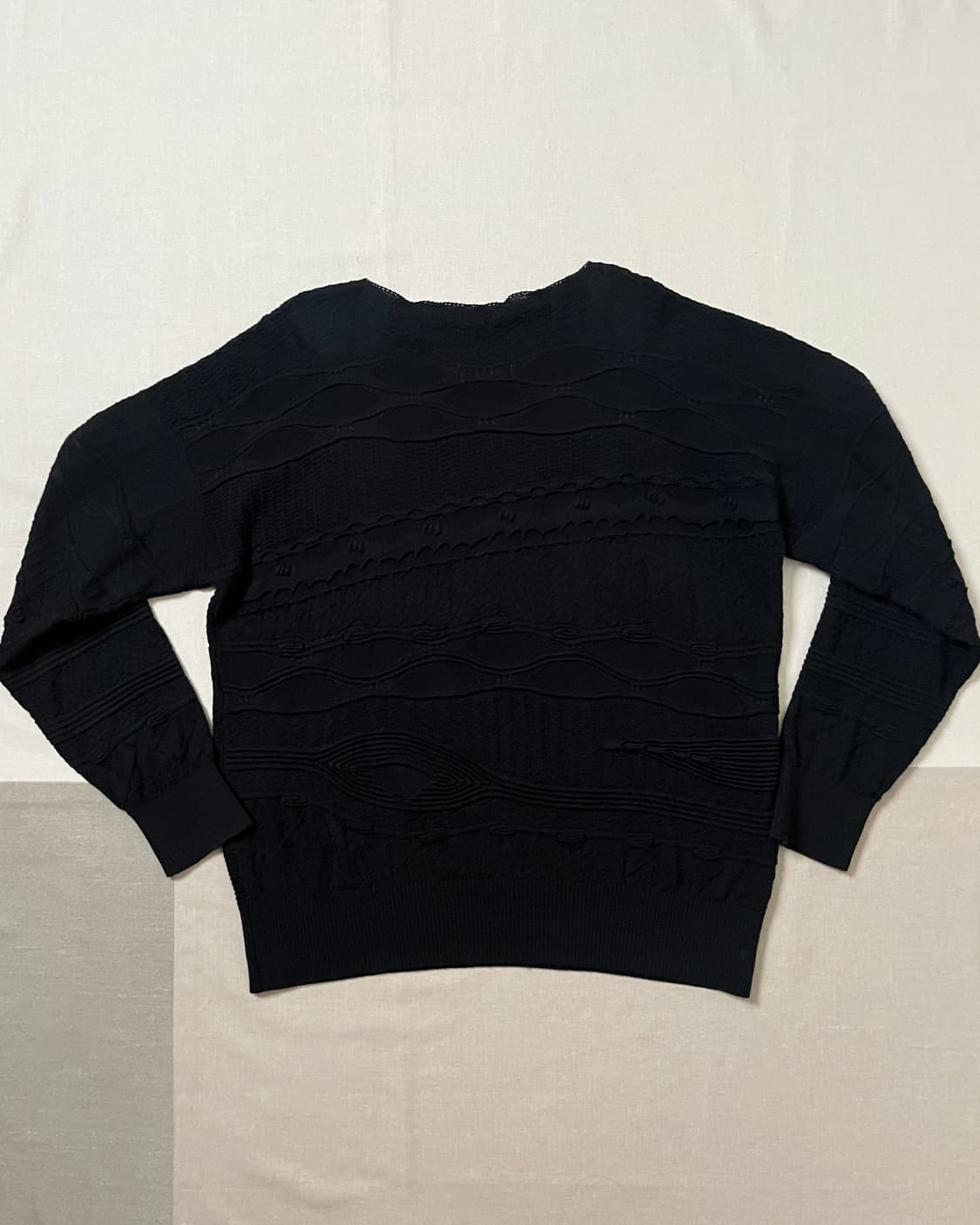 설밤 패턴 자가드 니트 sulvam 상품이미지5