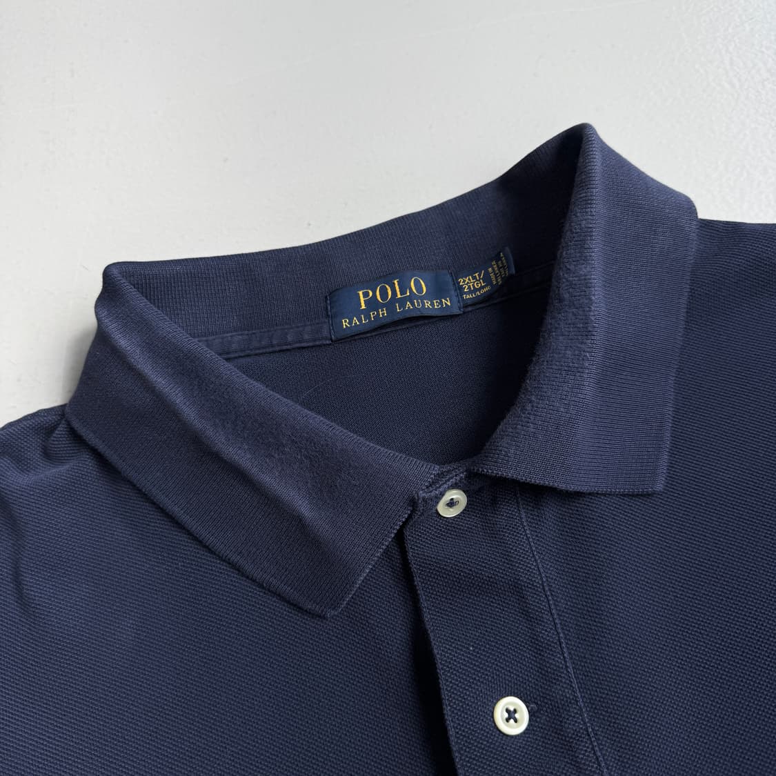 폴로 신형 XXL 포니 빅사이즈 PK 카라 반팔 티셔츠 네이비 상품이미지4