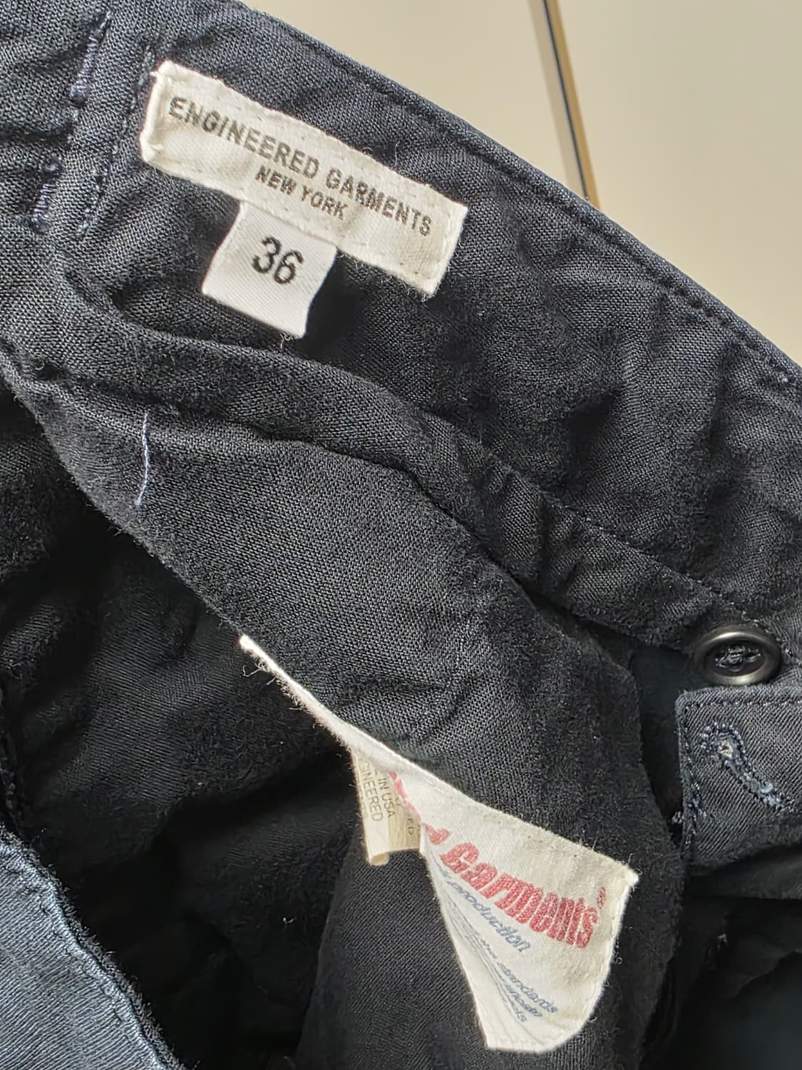 엔지니어드 가먼츠 그라운드 라이트웨이트 팬츠 네이비 상품이미지3