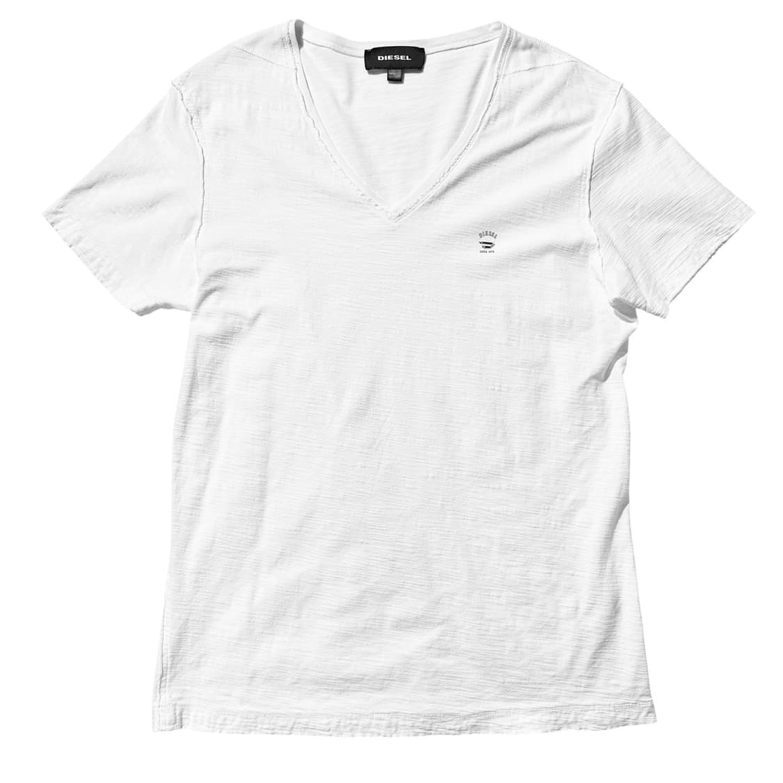 디젤 로고 V넥 반팔 티셔츠 상품이미지1