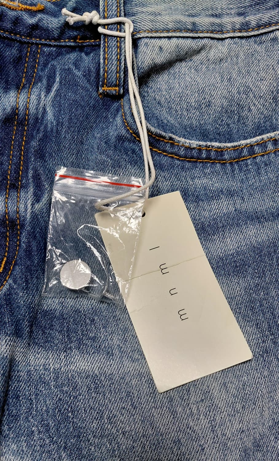 [size 30/새상품] mnml B119 Flare 데님 팬츠 상품이미지3