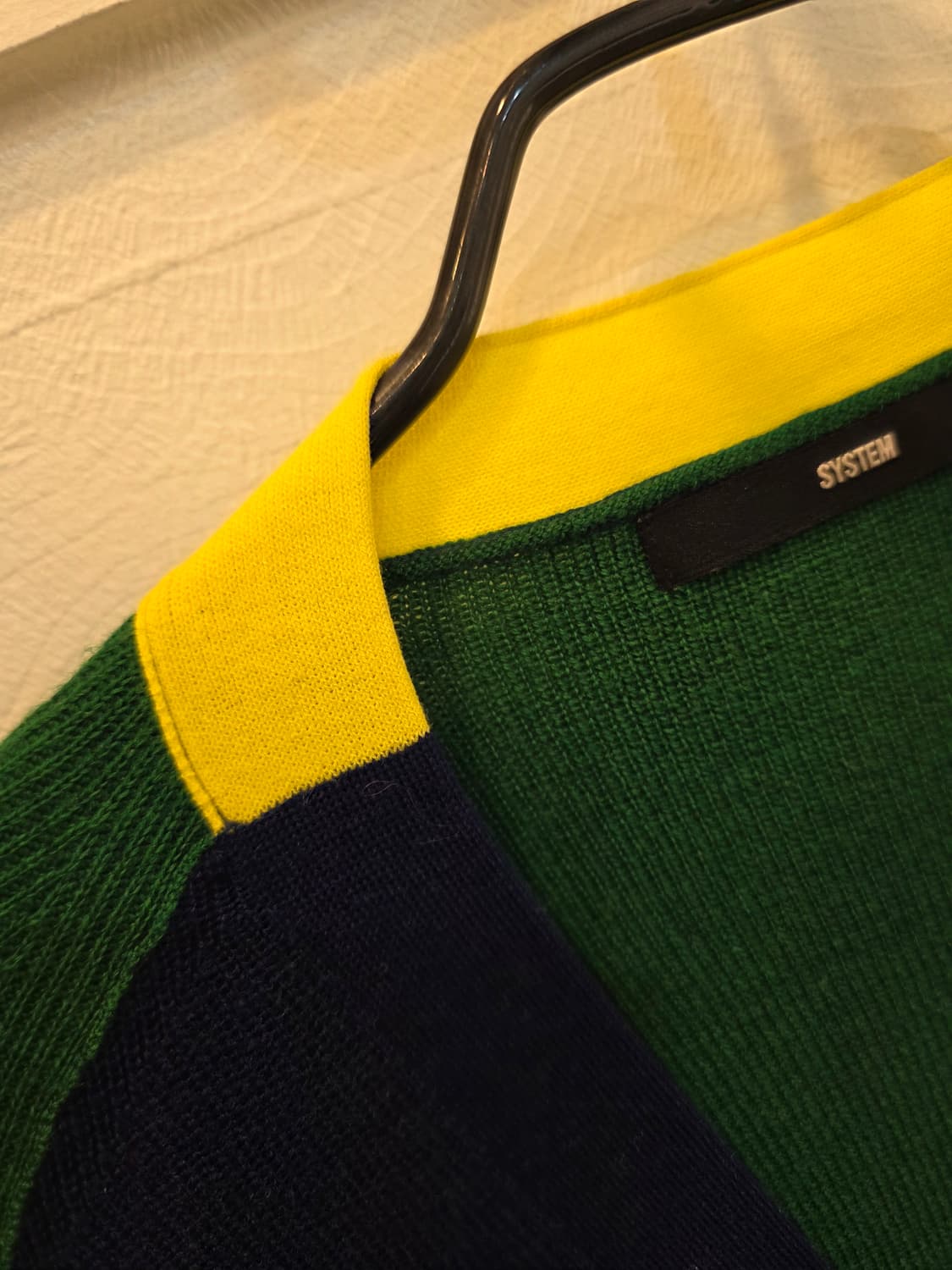 SYSTEM 시스템 배색 가디건 상품이미지7