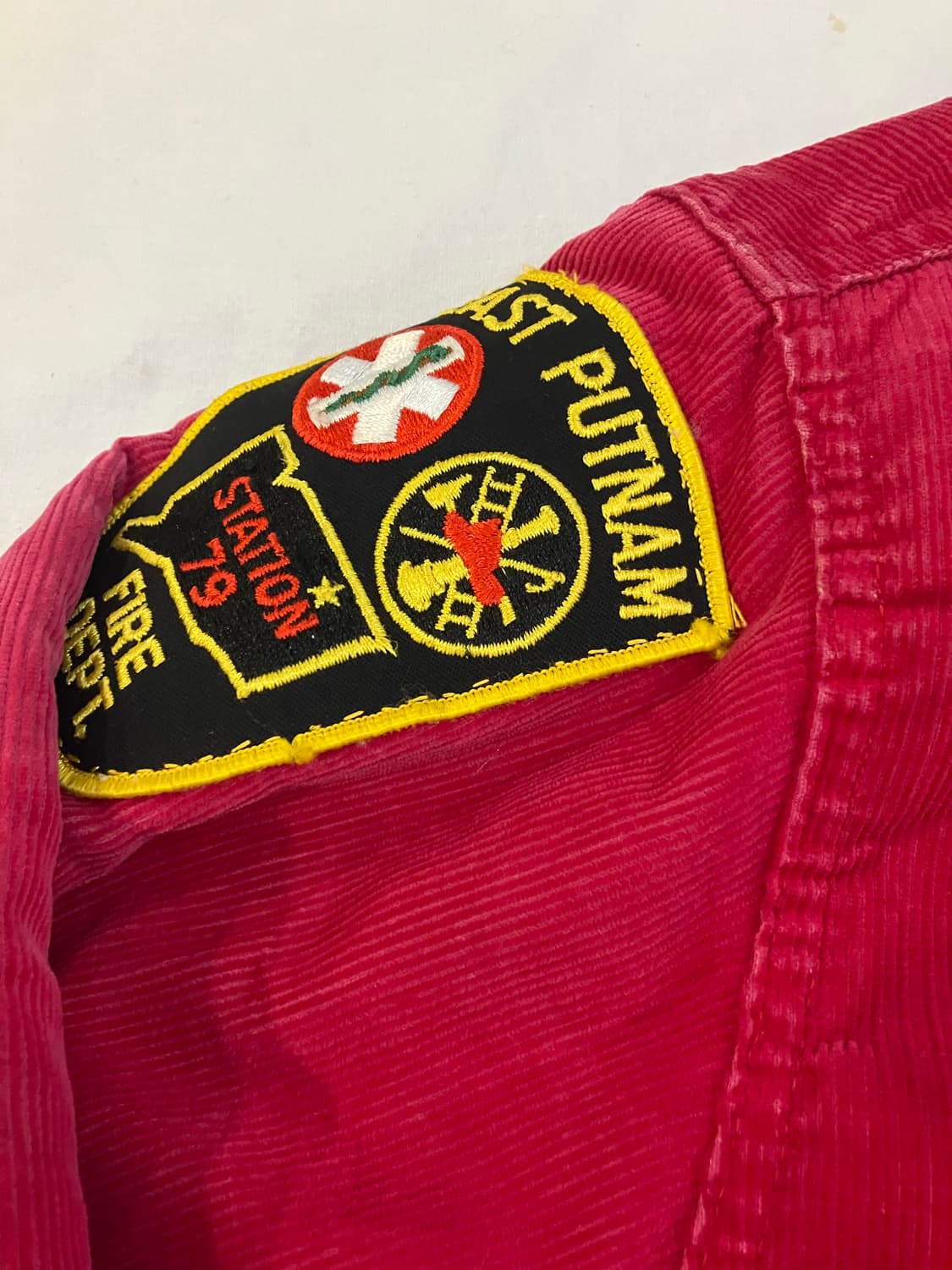 90s West Wind FFA 소방대 코듀로이 자켓 상품이미지4