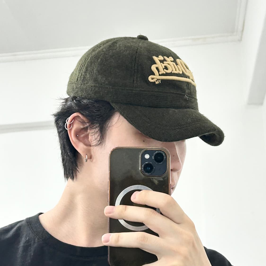 본더치 빅로고 니트 볼캡 상품이미지3