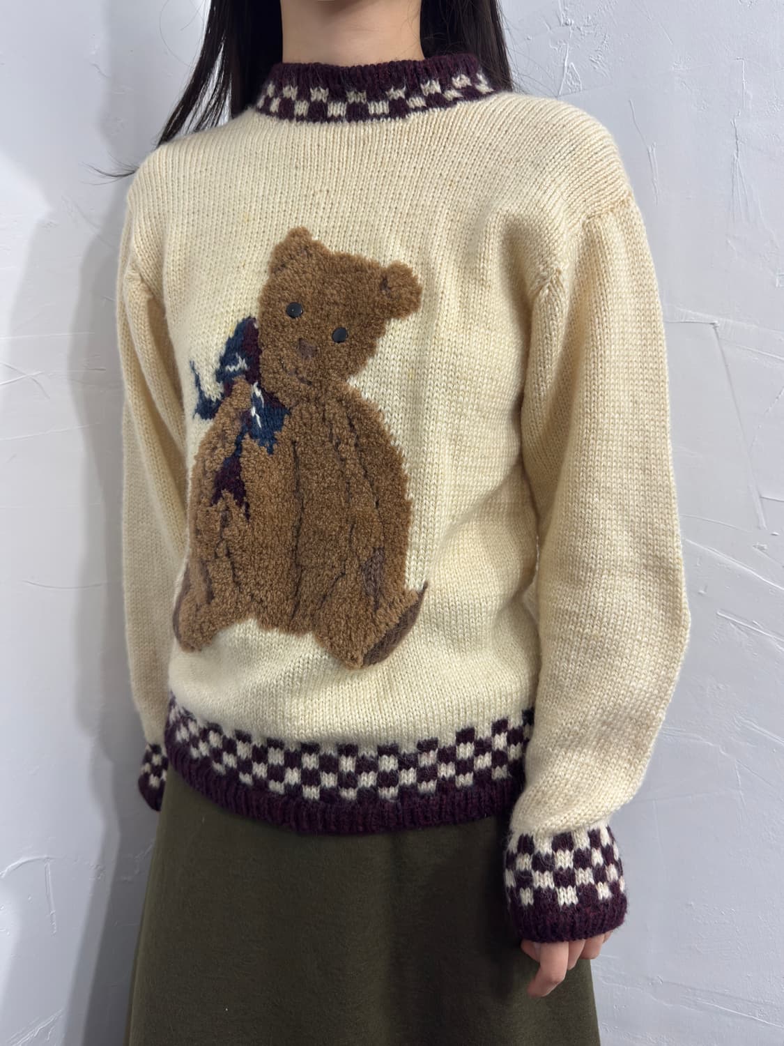 teddy bear knit 상품이미지2