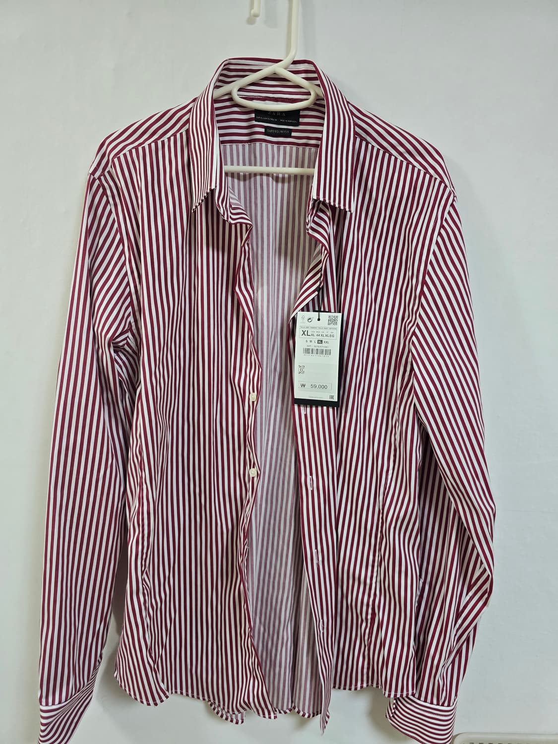 ZARA 스트라이프 셔츠 XL 상품이미지1