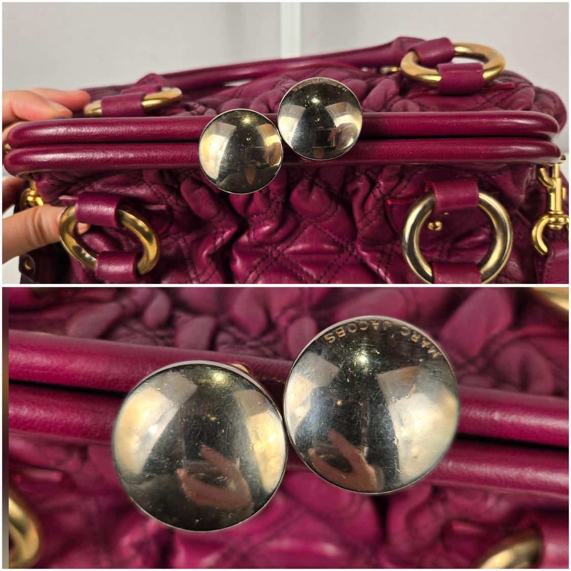 마크제이콥스 스탐백 미듐 퀼팅 체인 숄더백 가방 정품 마크 제이콥스 스탐 상품이미지8