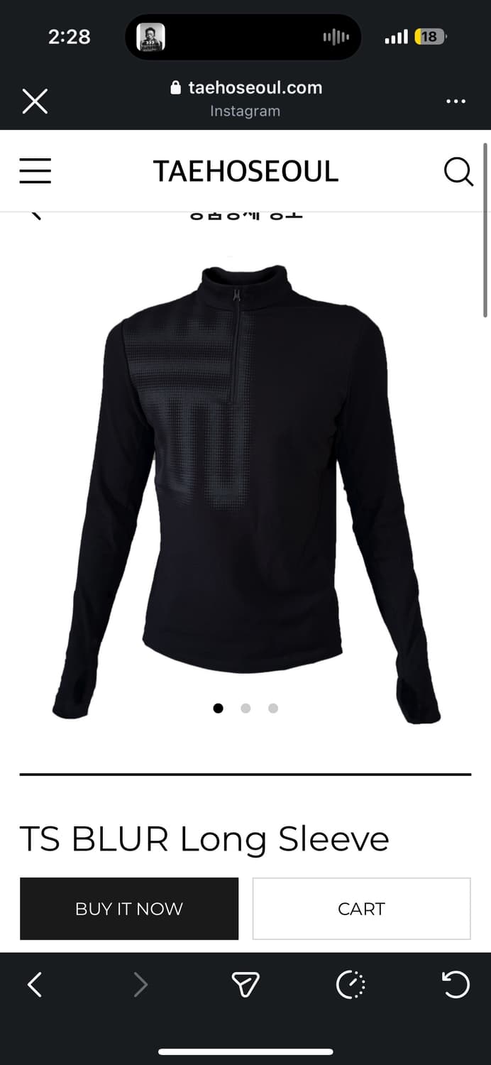 태호서울 TS BLUR Long Sleeve s 상품이미지1