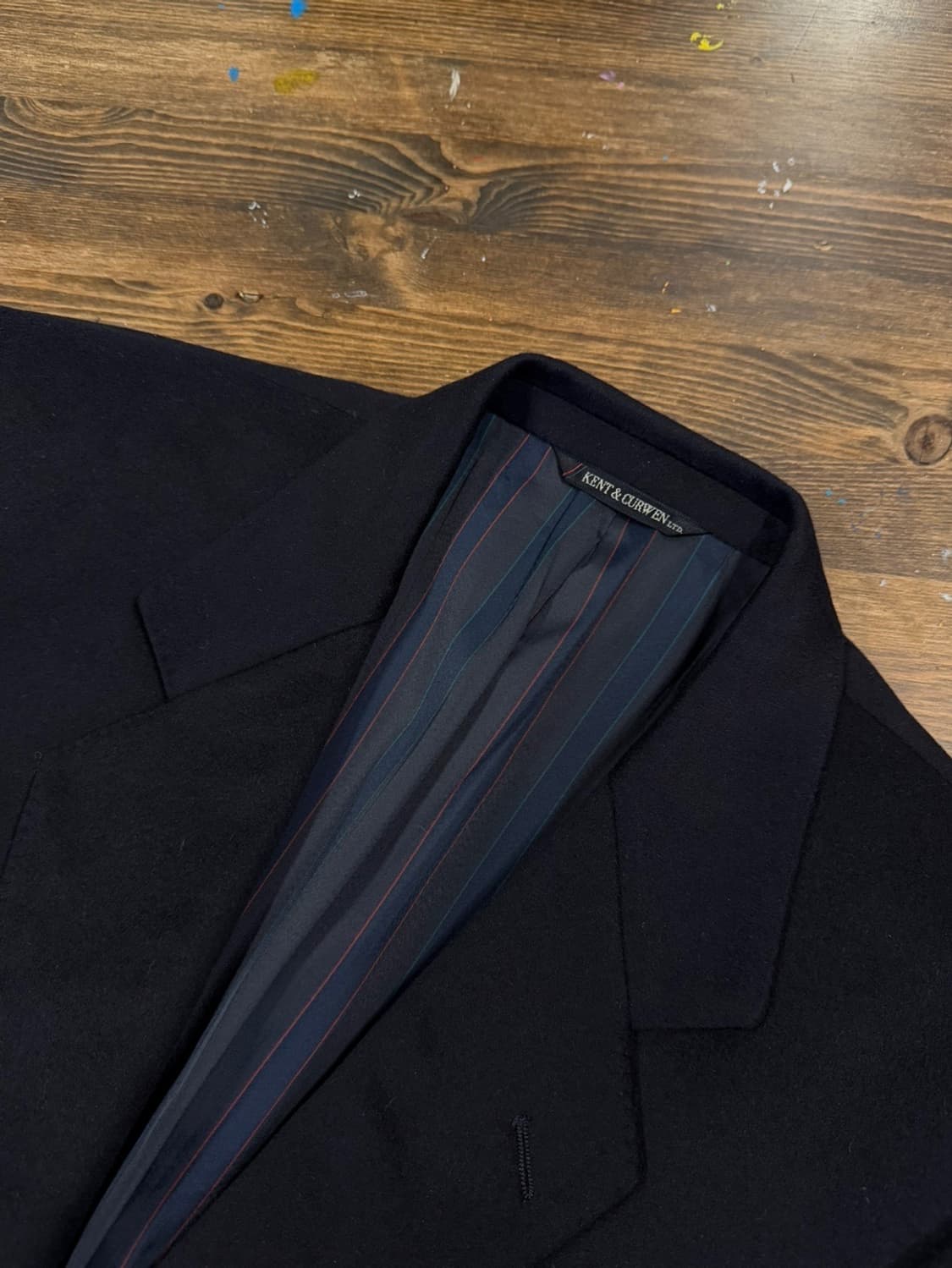 켄트앤커웬 캐시미어 금장 블레이저 100 상품이미지6