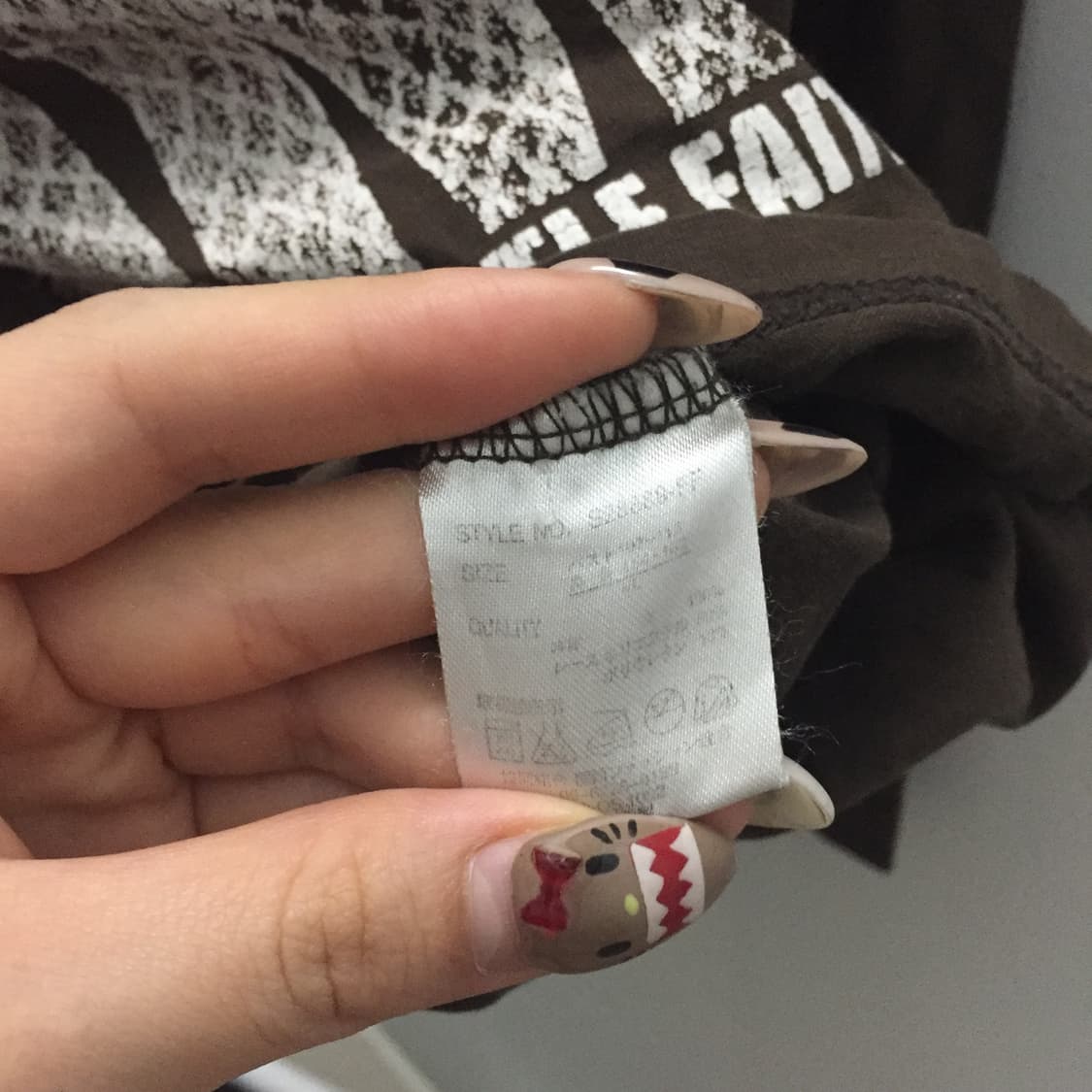 La Horner 갸루 펑크 레이스 레이어드 롱슬리브 상품이미지5