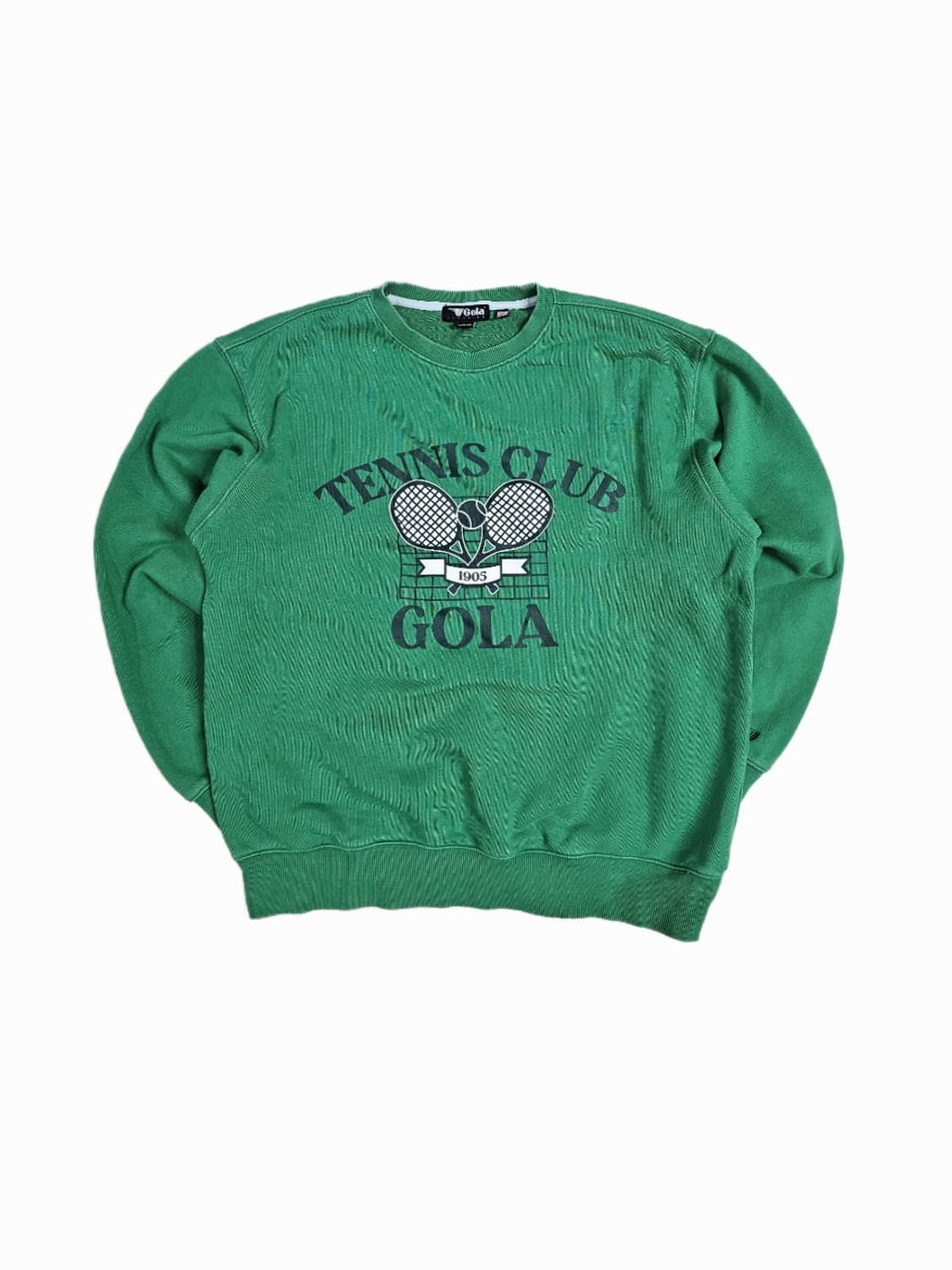 [M] Gola 골라 테니스 무드 그래픽 그린 스웨트셔츠 맨투맨 상품이미지1